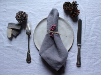 serviette de table en lin maison normande home decor