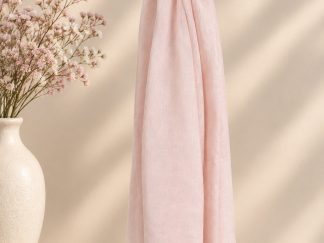 echarpe lin rose pale